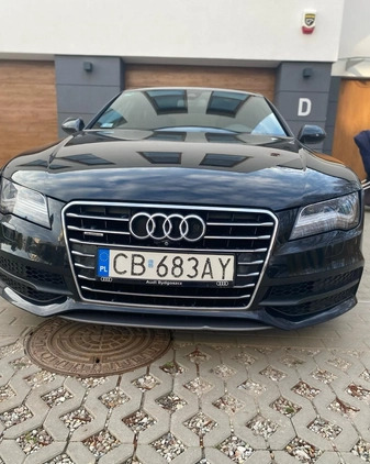 Audi A7 cena 88900 przebieg: 215000, rok produkcji 2014 z Bydgoszcz małe 254